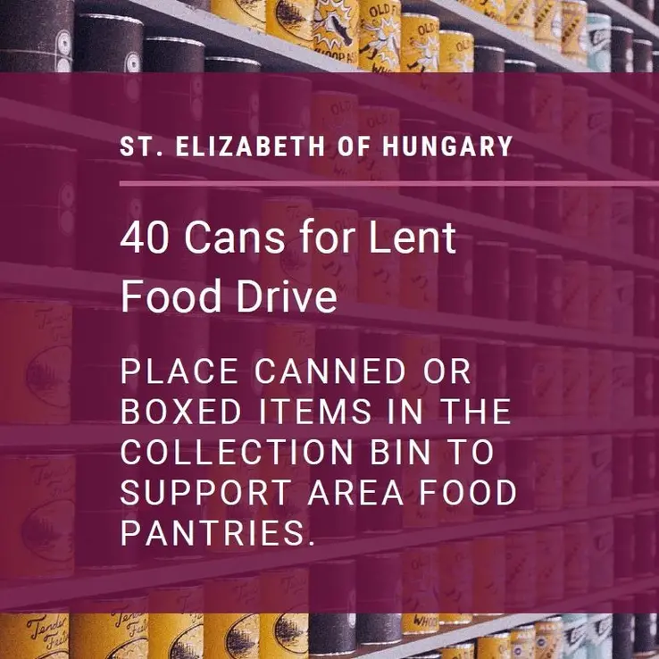 Lent  40 Cans